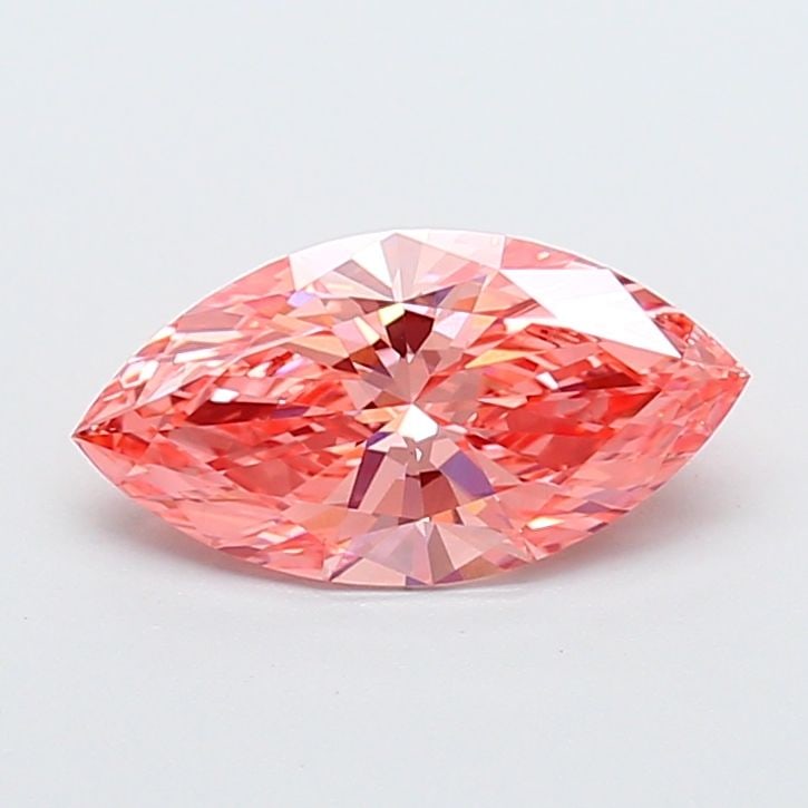 Loose Diamond - MARQUISE 1.81ct Fancy Vivid Pink VS1: Loose Diamond - MARQUISE 1.81ct Fancy Vivid Pink VS1 Source: This is a real non-mined Diamond that has been grown in a lab Shape: MARQUISE Carats: 1.81 Color: Fancy Vivid Pink Certification: IGI Video