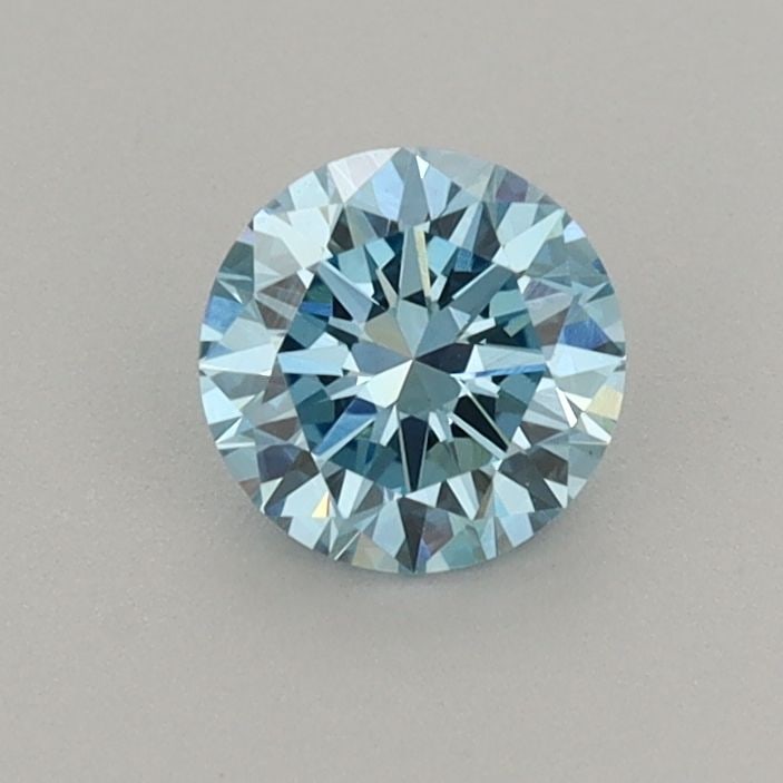 Loose Diamond - ROUND 0.53ct Fancy Vivid Blue VS1: Loose Diamond - ROUND 0.53ct Fancy Vivid Blue VS1 Source: This is a real non-mined Diamond that has been grown in a lab Shape: ROUND Carats: 0.53 Color: Fancy Vivid Blue Certification: IGI Video: