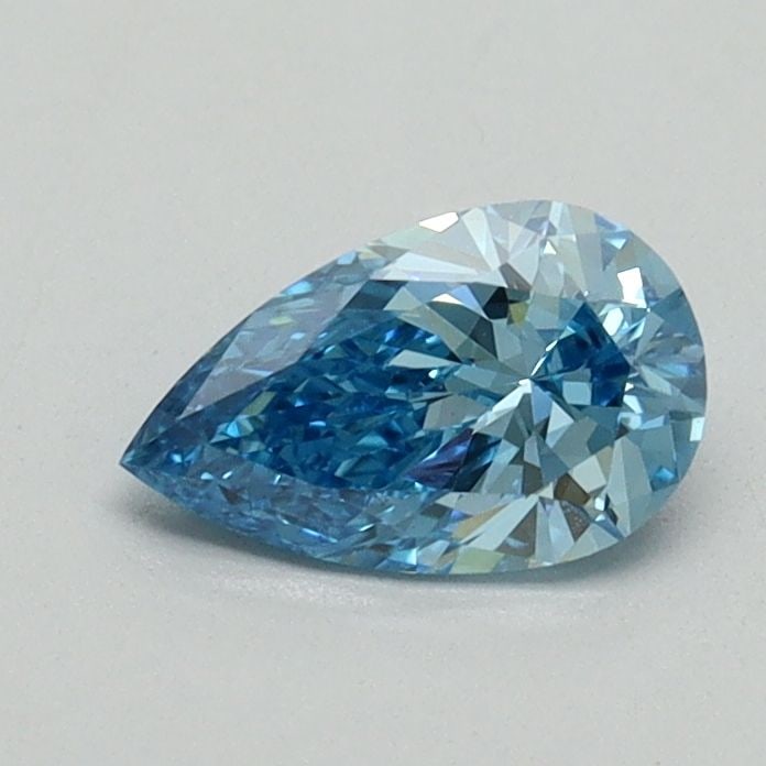 Loose Diamond - PEAR 0.5ct Fancy Blue VS1: Loose Diamond - PEAR 0.5ct Fancy Blue VS1 Source: This is a real non-mined Diamond that has been grown in a lab Shape: PEAR Carats: 0.5 Color: Fancy Blue Certification: NONE Video: