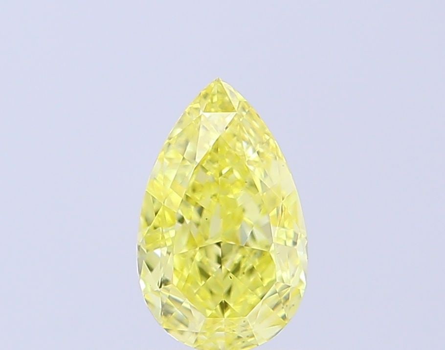 Loose Diamond - PEAR 1.02ct Fancy Vivid Yellow VS1: Loose Diamond - PEAR 1.02ct Fancy Vivid Yellow VS1 Source: This is a real non-mined Diamond that has been grown in a lab Shape: PEAR Carats: 1.02 Color: Fancy Vivid Yellow Certification: IGI Video: