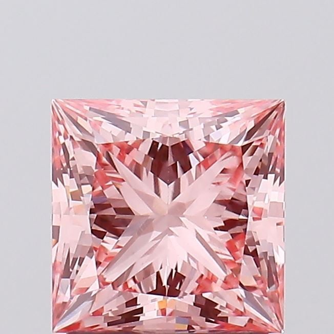 Loose Diamond - PRINCESS 1.71ct Fancy Intense Pink VS1: Loose Diamond - PRINCESS 1.71ct Fancy Intense Pink VS1 Source: This is a real non-mined Diamond that has been grown in a lab Shape: PRINCESS Carats: 1.71 Color: Fancy Intense Pink Certification: IGI V