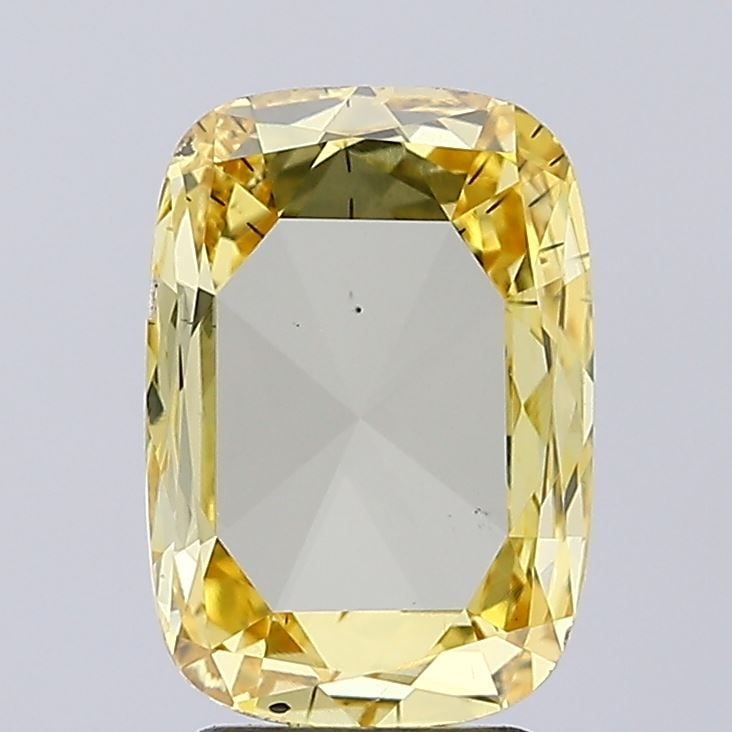 Loose Diamond - ROSE 2.12ct Fancy Vivid Yellow SI1: Loose Diamond - ROSE 2.12ct Fancy Vivid Yellow SI1 Source: This is a real non-mined Diamond that has been grown in a lab Shape: ROSE Carats: 2.12 Color: Fancy Vivid Yellow Certification: NONE Video: