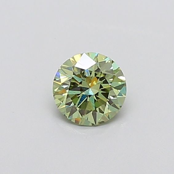 Loose Diamond - ROUND 0.59ct Fancy Vivid Green VS2: Loose Diamond - ROUND 0.59ct Fancy Vivid Green VS2 Source: This is a real non-mined Diamond that has been grown in a lab Shape: ROUND Carats: 0.59 Color: Fancy Vivid Green Certification: IGI The Diamo