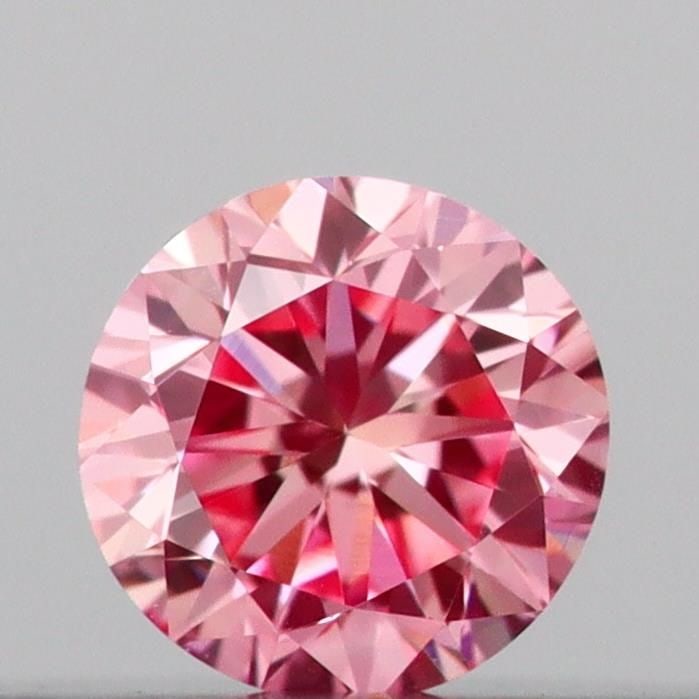 Loose Diamond - ROUND 0.11ct Fancy Vivid Pink VS1: Loose Diamond - ROUND 0.11ct Fancy Vivid Pink VS1 Source: This is a real non-mined Diamond that has been grown in a lab Shape: ROUND Carats: 0.11 Color: Fancy Vivid Pink Certification: IGI Video: