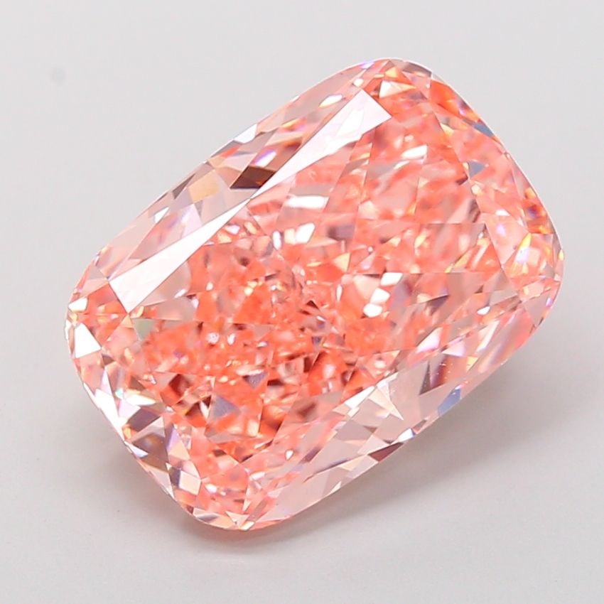 Loose Diamond - CUSHION MODIFIED 8.88ct Fancy Vivid Pink VVS2: Loose Diamond - CUSHION MODIFIED 8.88ct Fancy Vivid Pink VVS2 Source: This is a real non-mined Diamond that has been grown in a lab Shape: CUSHION MODIFIED Carats: 8.88 Color: Fancy Vivid Pink Certifi