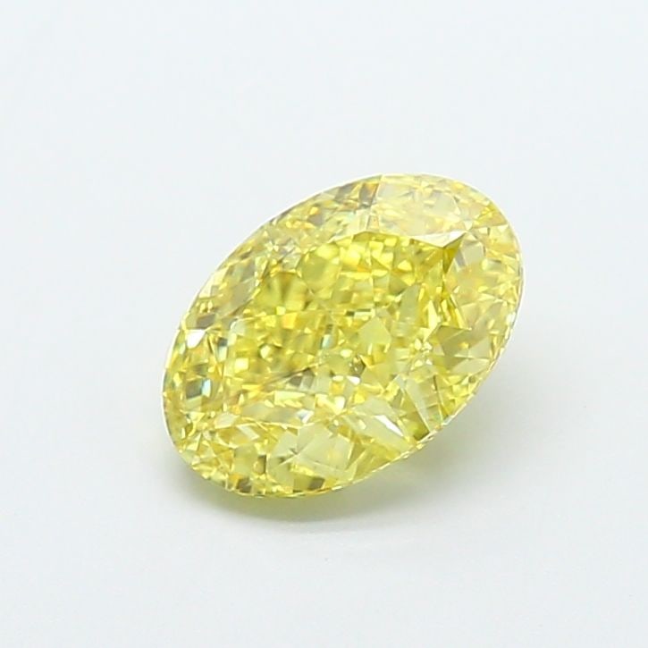 Loose Diamond - OVAL 2.16ct Fancy Intense Yellow VS2: Loose Diamond - OVAL 2.16ct Fancy Intense Yellow VS2 Source: This is a real non-mined Diamond that has been grown in a lab Shape: OVAL Carats: 2.16 Color: Fancy Intense Yellow Certification: IGI Video