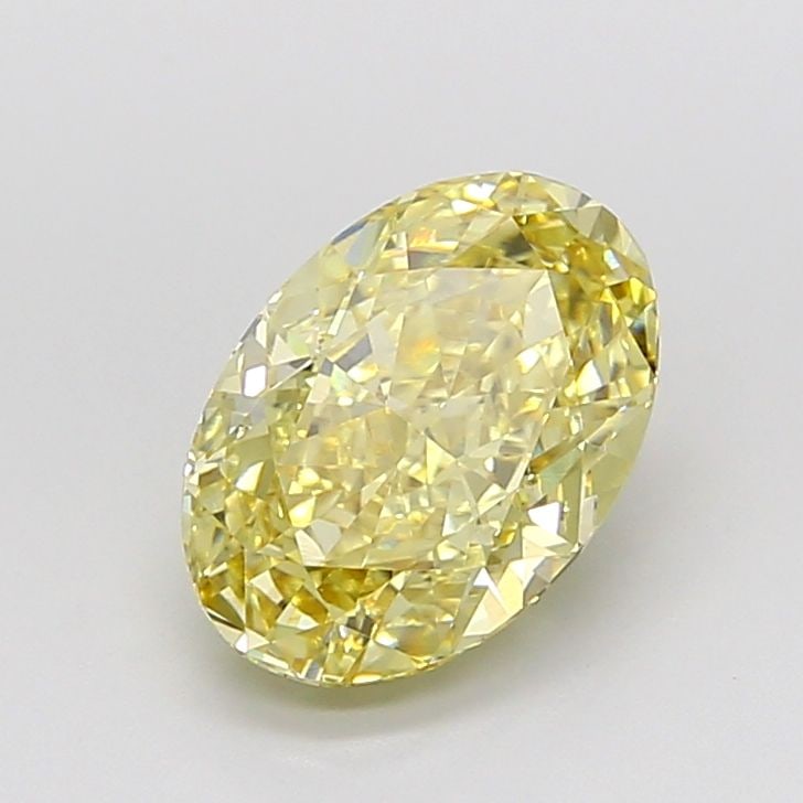 Loose Diamond - OVAL 3.09ct Fancy Intense Yellow VS1: Loose Diamond - OVAL 3.09ct Fancy Intense Yellow VS1 Source: This is a real non-mined Diamond that has been grown in a lab Shape: OVAL Carats: 3.09 Color: Fancy Intense Yellow Certification: IGI Video