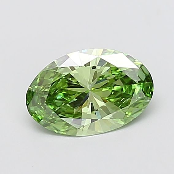 Loose Diamond - OVAL 1.01ct Fancy Vivid Green VS1: Loose Diamond - OVAL 1.01ct Fancy Vivid Green VS1 Source: This is a real non-mined Diamond that has been grown in a lab Shape: OVAL Carats: 1.01 Color: Fancy Vivid Green Certification: IGI Video: