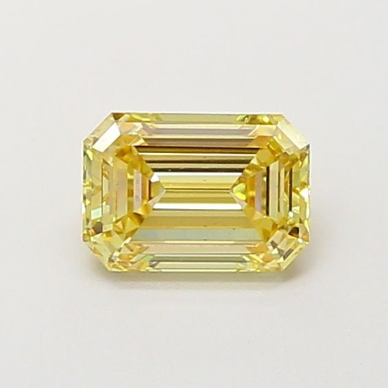 Loose Diamond - EMERALD 0.96ct Fancy Light Yellow VS2: Loose Diamond - EMERALD 0.96ct Fancy Light Yellow VS2 Source: This is a real non-mined Diamond that has been grown in a lab Shape: EMERALD Carats: 0.96 Color: Fancy Light Yellow Certification: IGI Vid