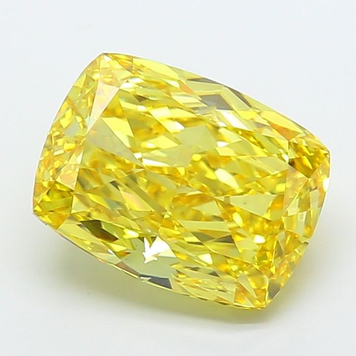 Loose Diamond - CUSHION MODIFIED 9.03ct Fancy Vivid Yellow VS2: Loose Diamond - CUSHION MODIFIED 9.03ct Fancy Vivid Yellow VS2 Source: This is a real non-mined Diamond that has been grown in a lab Shape: CUSHION MODIFIED Carats: 9.03 Color: Fancy Vivid Yellow Cert