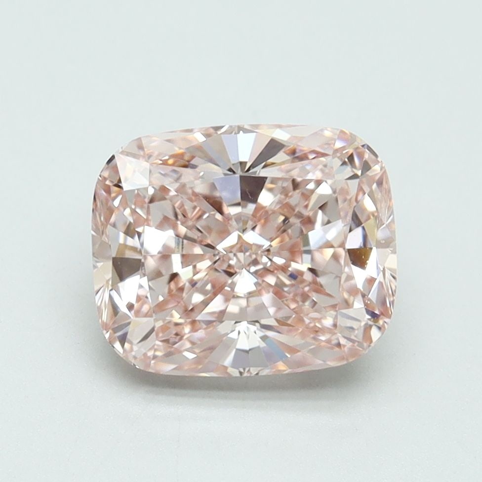 Loose Diamond - CUSHION BRILLIANT 2.1ct Fancy Intense Pink VS1: Loose Diamond - CUSHION BRILLIANT 2.1ct Fancy Intense Pink VS1 Source: This is a real non-mined Diamond that has been grown in a lab Shape: CUSHION BRILLIANT Carats: 2.1 Color: Fancy Intense Pink Cert