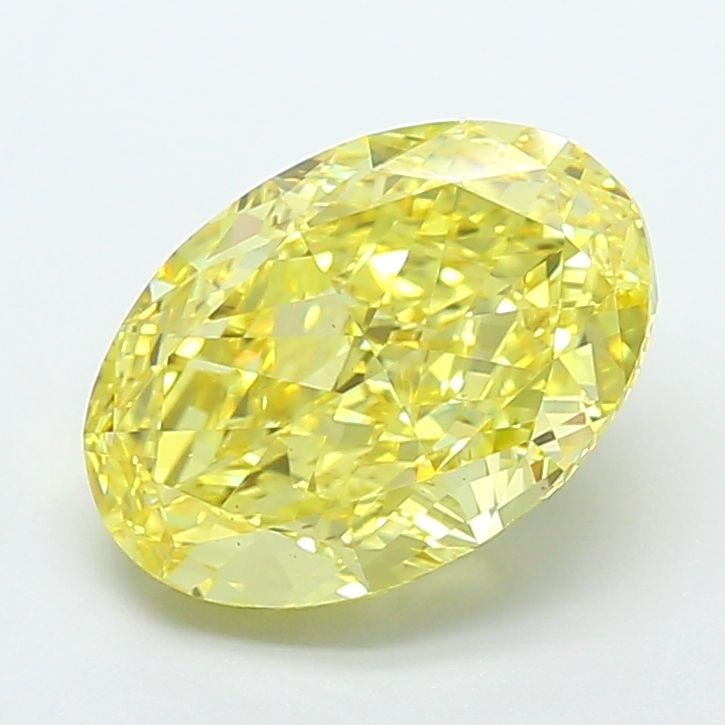 Loose Diamond - OVAL 8.04ct Fancy Intense Yellow VS2: Loose Diamond - OVAL 8.04ct Fancy Intense Yellow VS2 Source: This is a real non-mined Diamond that has been grown in a lab Shape: OVAL Carats: 8.04 Color: Fancy Intense Yellow Certification: IGI Video