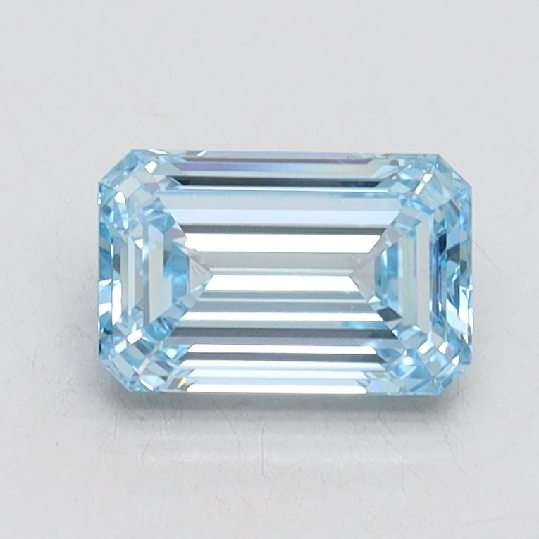 Loose Diamond - EMERALD 1.01ct Fancy Intense Blue VS1: Loose Diamond - EMERALD 1.01ct Fancy Intense Blue VS1 Source: This is a real non-mined Diamond that has been grown in a lab Shape: EMERALD Carats: 1.01 Color: Fancy Intense Blue Certification: IGI Vid