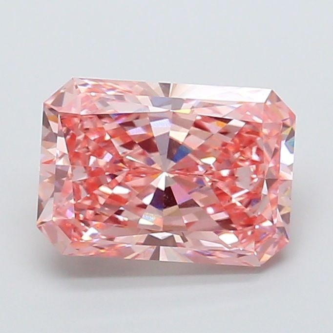 Loose Diamond - RADIANT 6.09ct Fancy Vivid Pink VS1: Loose Diamond - RADIANT 6.09ct Fancy Vivid Pink VS1 Source: This is a real non-mined Diamond that has been grown in a lab Shape: RADIANT Carats: 6.09 Color: Fancy Vivid Pink Certification: IGI Video: