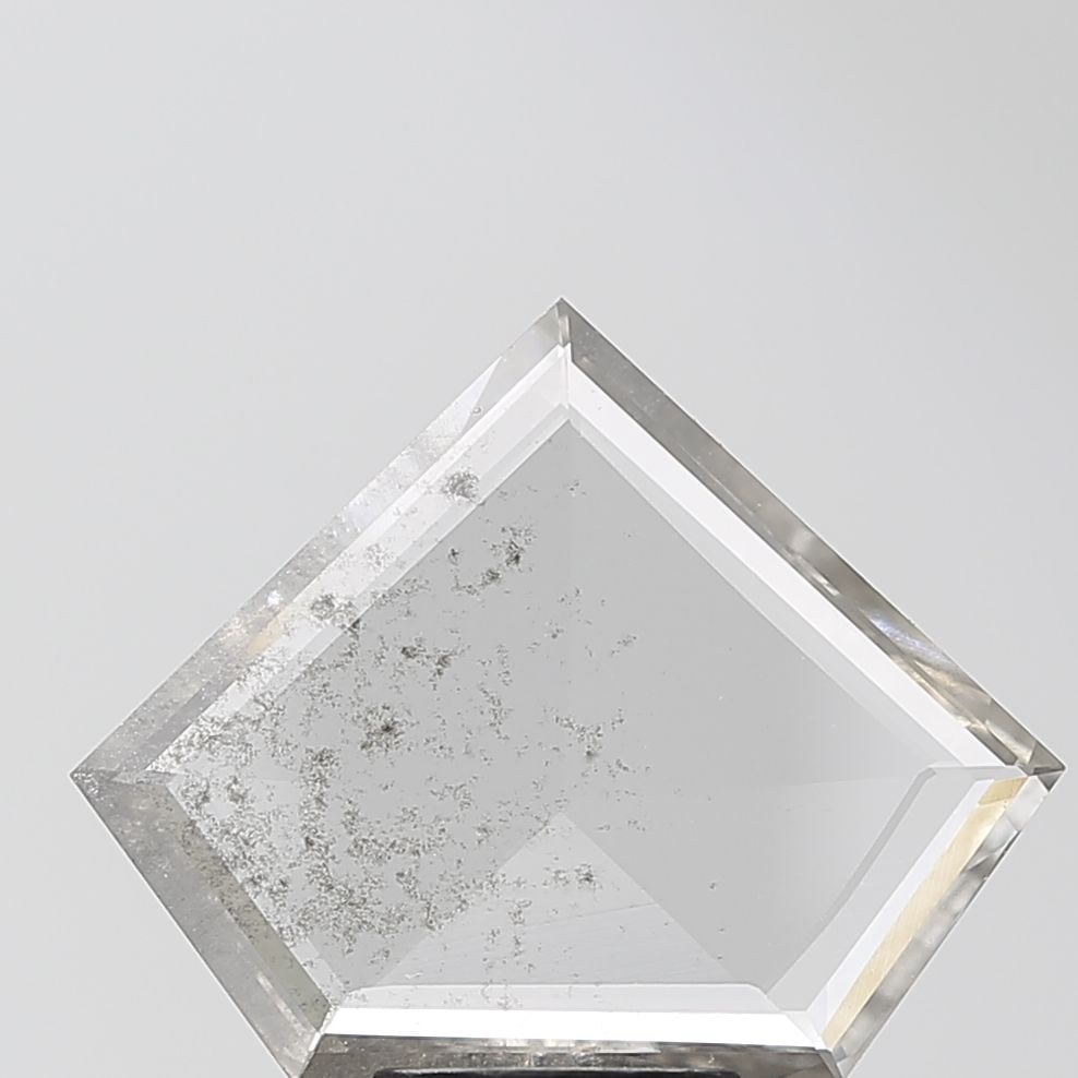 Loose Diamond - SHIELD 2.22ct Salt and Pepper I1: Loose Diamond - SHIELD 2.22ct Salt and Pepper I1 Source: This is a real non-mined Diamond that has been grown in a lab Shape: SHIELD Carats: 2.22 Color: Salt and Pepper Certification: NONE Video: