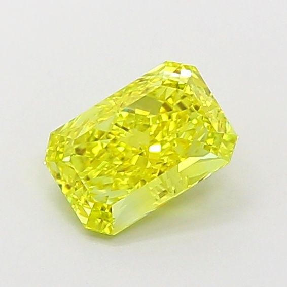Loose Diamond - RADIANT 1.25ct Fancy Vivid Yellow VS1: Loose Diamond - RADIANT 1.25ct Fancy Vivid Yellow VS1 Source: This is a real non-mined Diamond that has been grown in a lab Shape: RADIANT Carats: 1.25 Color: Fancy Vivid Yellow Certification: IGI Vid