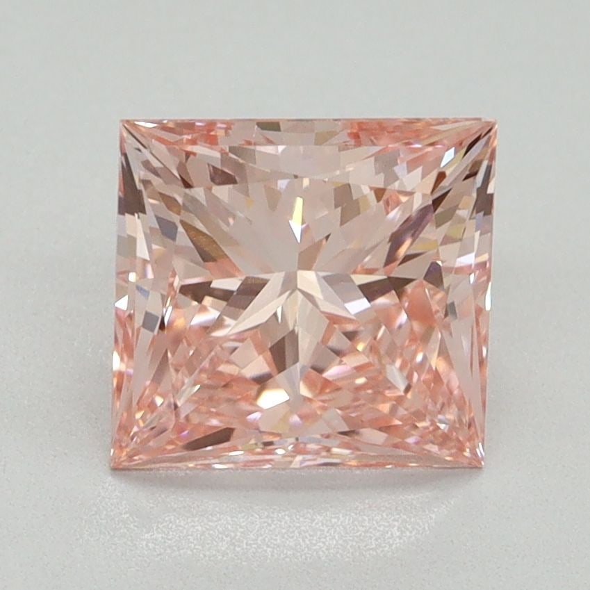 Loose Diamond - PRINCESS 2.01ct Fancy Vivid Pink VS1: Loose Diamond - PRINCESS 2.01ct Fancy Vivid Pink VS1 Source: This is a real non-mined Diamond that has been grown in a lab Shape: PRINCESS Carats: 2.01 Color: Fancy Vivid Pink Certification: IGI Video