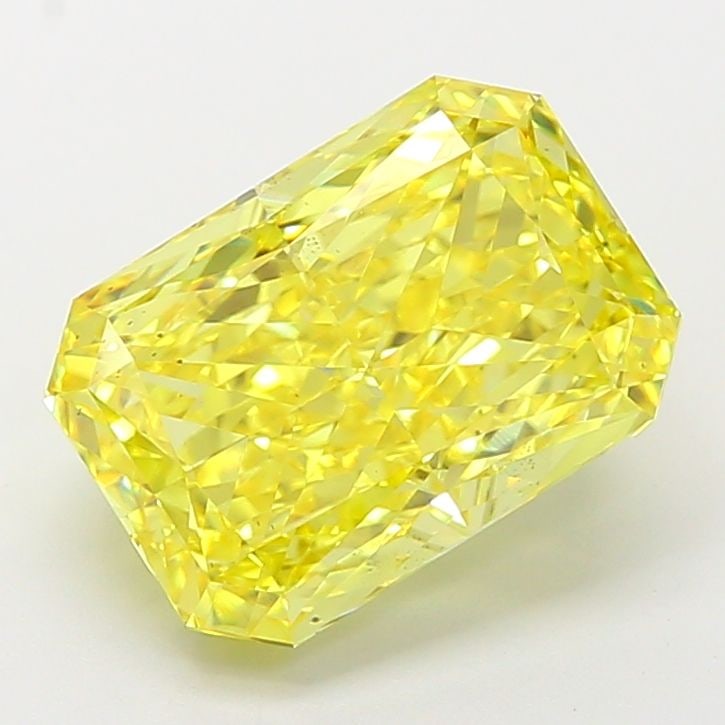 Loose Diamond - RADIANT 5.03ct Fancy Vivid Yellow VS2: Loose Diamond - RADIANT 5.03ct Fancy Vivid Yellow VS2 Source: This is a real non-mined Diamond that has been grown in a lab Shape: RADIANT Carats: 5.03 Color: Fancy Vivid Yellow Certification: IGI Vid