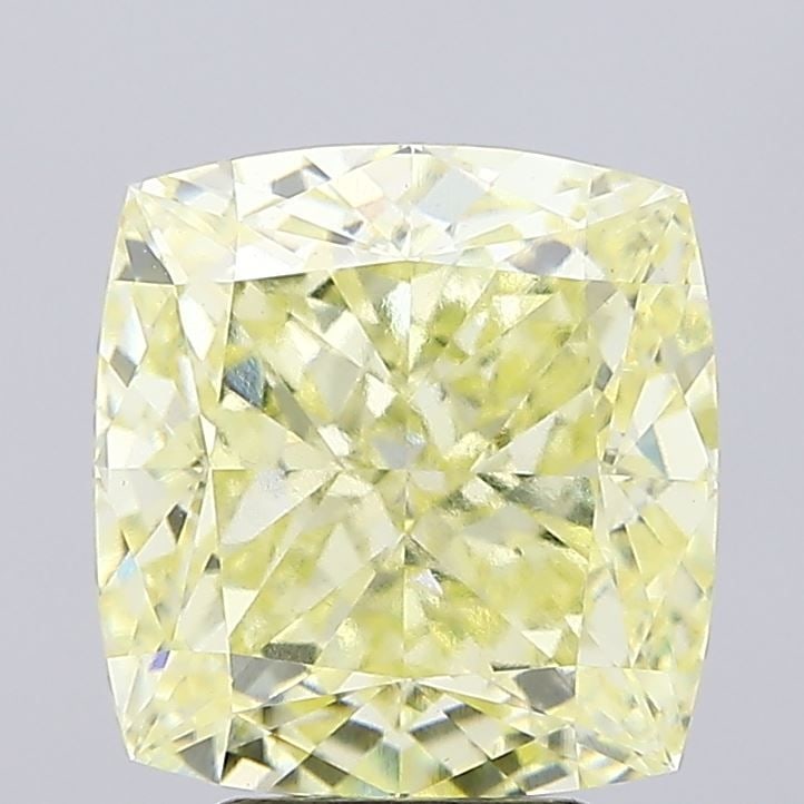 Loose Diamond - CUSHION MODIFIED 5.56ct Fancy Yellow VVS2: Loose Diamond - CUSHION MODIFIED 5.56ct Fancy Yellow VVS2 Source: This is a real non-mined Diamond that has been grown in a lab Shape: CUSHION MODIFIED Carats: 5.56 Color: Fancy Yellow Certification: 