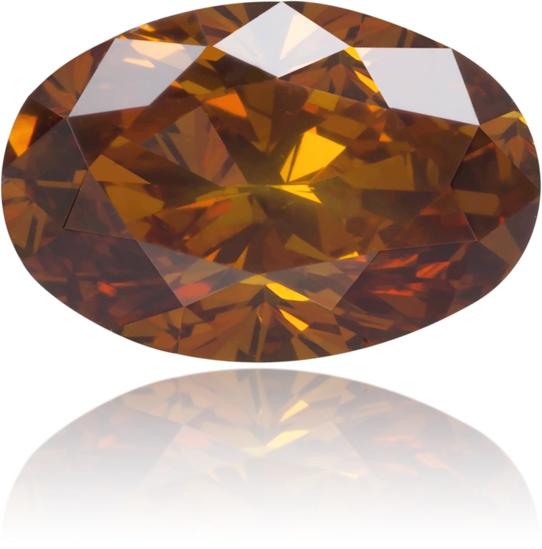 Loose Diamond - OVAL 0.65ct Fancy Deep Orange VS2: Loose Diamond - OVAL 0.65ct Fancy Deep Orange VS2 Source: Natural Shape: OVAL Carats: 0.65 Color: Fancy Deep Orange Certification: NONE The Diamond Depot Guarantee: All items in this auction are guara