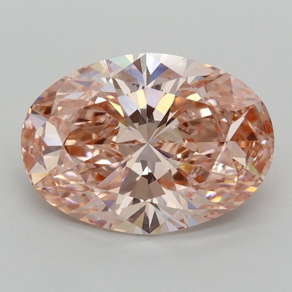 Loose Diamond - OVAL 3.0ct Fancy Vivid Pink VVS2: Loose Diamond - OVAL 3.0ct Fancy Vivid Pink VVS2 Source: This is a real non-mined Diamond that has been grown in a lab Shape: OVAL Carats: 3.0 Color: Fancy Vivid Pink Certification: IGI Video: