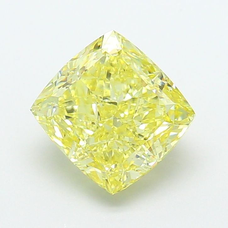 Loose Diamond - CUSHION MODIFIED 3.12ct Fancy Intense Yellow VS2: Loose Diamond - CUSHION MODIFIED 3.12ct Fancy Intense Yellow VS2 Source: This is a real non-mined Diamond that has been grown in a lab Shape: CUSHION MODIFIED Carats: 3.12 Color: Fancy Intense Yellow 