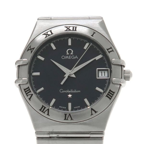 Omega Constellation 33mm Stainless Steel Quartz Men's Watch 1512.40: Omega Constellation 33mm Stainless Steel Quartz Men's Watch 1512.40 This OMEGA Constellation LM 33mm men's wristwatch features a stainless steel case and bracelet, complemented by a gray dial with sim