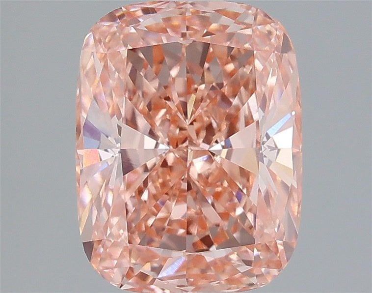 Loose Diamond - CUSHION MODIFIED 3.07ct Fancy Vivid Pink VS1: Loose Diamond - CUSHION MODIFIED 3.07ct Fancy Vivid Pink VS1 Source: This is a real non-mined Diamond that has been grown in a lab Shape: CUSHION MODIFIED Carats: 3.07 Color: Fancy Vivid Pink