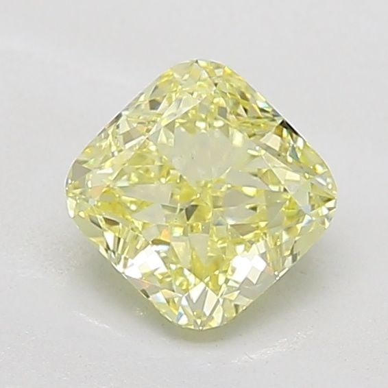 Loose Diamond - CUSHION MODIFIED 1.07ct Fancy Intense Yellow VS1: Loose Diamond - CUSHION MODIFIED 1.07ct Fancy Intense Yellow VS1 Source: This is a real non-mined Diamond that has been grown in a lab Shape: CUSHION MODIFIED Carats: 1.07 Color: Fancy Intense Yellow 
