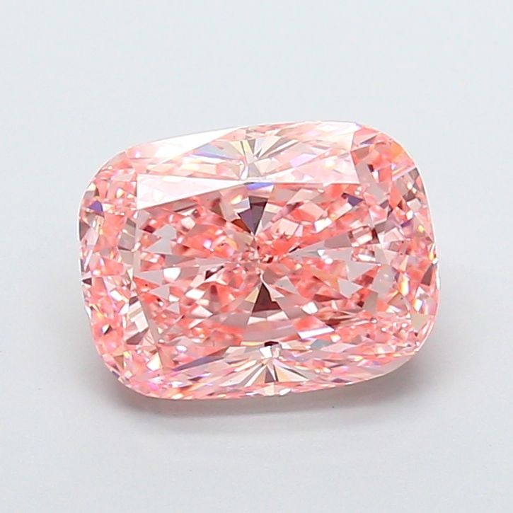 Loose Diamond - CUSHION MODIFIED 5.57ct Fancy Vivid Pink VS2: Loose Diamond - CUSHION MODIFIED 5.57ct Fancy Vivid Pink VS2 Source: This is a real non-mined Diamond that has been grown in a lab Shape: CUSHION MODIFIED Carats: 5.57 Color: Fancy Vivid Pink Certific