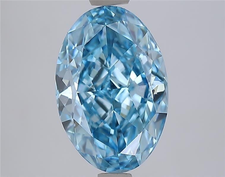 Loose Diamond - OVAL 3.57ct Fancy Vivid Blue VS1: Loose Diamond - OVAL 3.57ct Fancy Vivid Blue VS1 Source: This is a real non-mined Diamond that has been grown in a lab Shape: OVAL Carats: 3.57 Color: Fancy Vivid Blue Certification: IGI Video: Video