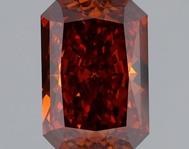 Loose Diamond - RADIANT 1.0ct Fancy Deep Orange VS1: Loose Diamond - RADIANT 1.0ct Fancy Deep Orange VS1 Source: This is a real non-mined Diamond that has been grown in a lab Shape: RADIANT Carats: 1.0 Color: Fancy Deep Orange Certification: IGI Video: