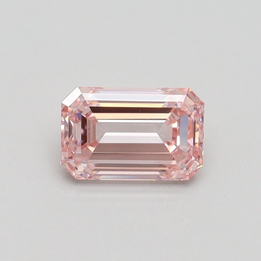 Loose Diamond - EMERALD 0.82ct Fancy Pink VS1: Loose Diamond - EMERALD 0.82ct Fancy Pink VS1 Source: This is a real non-mined Diamond that has been grown in a lab Shape: EMERALD Carats: 0.82 Color: Fancy Pink Certification: IGI Video: