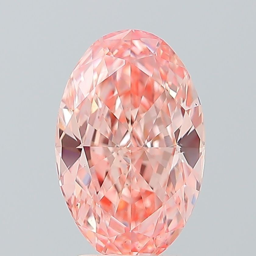 Loose Diamond - OVAL 3.09ct Fancy Intense Pink VVS2: Loose Diamond - OVAL 3.09ct Fancy Intense Pink VVS2 Source: This is a real non-mined Diamond that has been grown in a lab Shape: OVAL Carats: 3.09 Color: Fancy Intense Pink Certification: IGI Video: