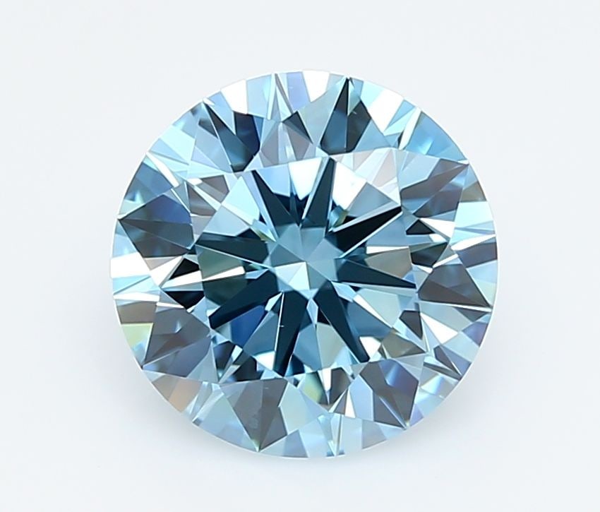 Ideal Loose Diamond - ROUND 2.99ct Fancy Vivid Blue VS1: Ideal Loose Diamond - ROUND 2.99ct Fancy Vivid Blue VS1 Source: This is a real non-mined Diamond that has been grown in a lab Shape: ROUND Carats: 2.99 Color: Fancy Vivid Blue Certification: IGI