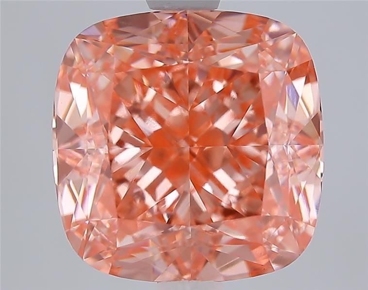 Loose Diamond - CUSHION MODIFIED 5.09ct Fancy Vivid Pink VVS2: Loose Diamond - CUSHION MODIFIED 5.09ct Fancy Vivid Pink VVS2 Source: This is a real non-mined Diamond that has been grown in a lab Shape: CUSHION MODIFIED Carats: 5.09 Color: Fancy Vivid Pink