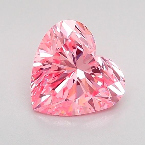 Loose Diamond - HEART 0.87ct Fancy Vivid Pink VVS2: Loose Diamond - HEART 0.87ct Fancy Vivid Pink VVS2 Source: This is a real non-mined Diamond that has been grown in a lab Shape: HEART Carats: 0.87 Color: Fancy Vivid Pink Certification: IGI Video: