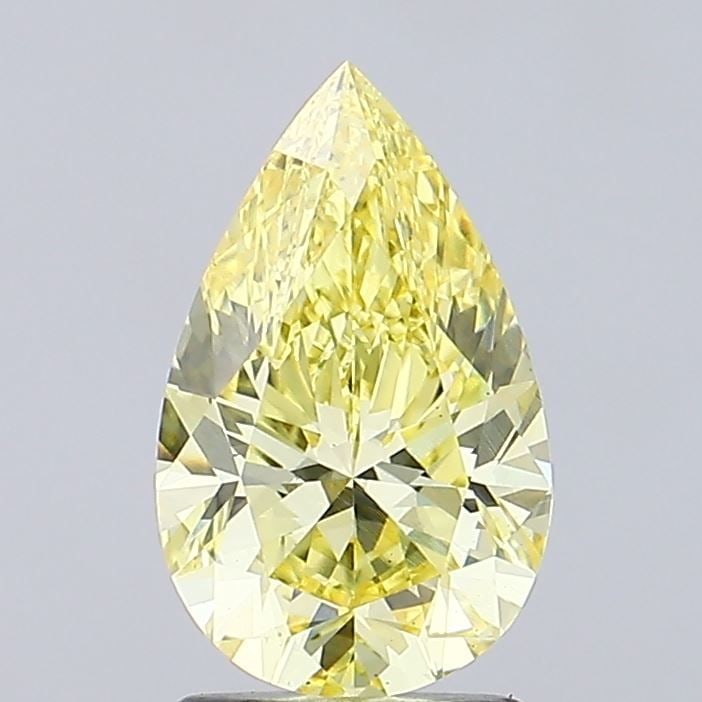 Loose Diamond - PEAR 1.87ct Fancy Intense Yellow VS1: Loose Diamond - PEAR 1.87ct Fancy Intense Yellow VS1 Source: This is a real non-mined Diamond that has been grown in a lab Shape: PEAR Carats: 1.87 Color: Fancy Intense Yellow Certification: IGI Video