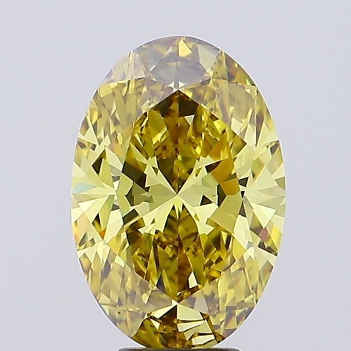 Loose Diamond - OVAL 6.0ct Fancy Intense Yellow VVS1: Loose Diamond - OVAL 6.0ct Fancy Intense Yellow VVS1 Source: This is a real non-mined Diamond that has been grown in a lab Shape: OVAL Carats: 6.0 Color: Fancy Intense Yellow Certification: IGI Video: