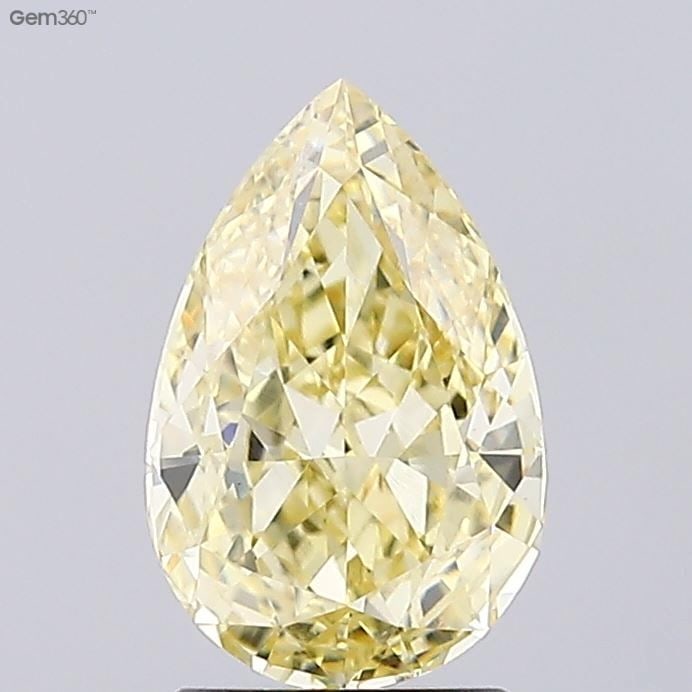 Loose Diamond - PEAR 2.01ct Fancy Intense Yellow VS1 (1 of 1)