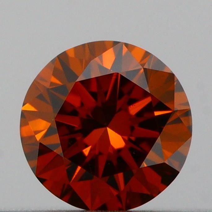 Loose Diamond - ROUND 0.2ct Fancy Deep Orange VS1: Loose Diamond - ROUND 0.2ct Fancy Deep Orange VS1 Source: This is a real non-mined Diamond that has been grown in a lab Shape: ROUND Carats: 0.2 Color: Fancy Deep Orange Certification: IGI Video: