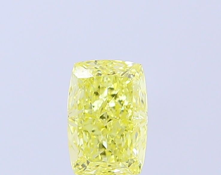 Loose Diamond - CUSHION MODIFIED 1.04ct Fancy Intense Yellow VVS2: Loose Diamond - CUSHION MODIFIED 1.04ct Fancy Intense Yellow VVS2 Source: This is a real non-mined Diamond that has been grown in a lab Shape: CUSHION MODIFIED Carats: 1.04 Color: Fancy Intense Yellow