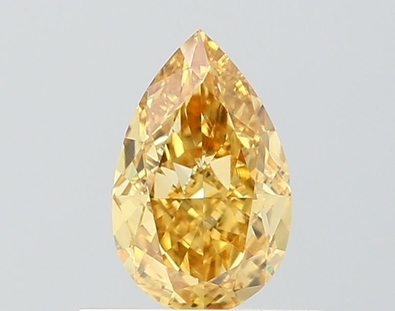 Loose Diamond - PEAR 0.58ct Fancy Intense Yellow VS1: Loose Diamond - PEAR 0.58ct Fancy Intense Yellow VS1 Source: This is a real non-mined Diamond that has been grown in a lab Shape: PEAR Carats: 0.58 Color: Fancy Intense Yellow Certification: NONE Vide