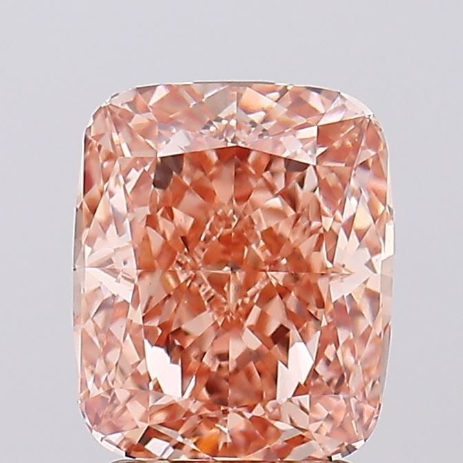 Loose Diamond - CUSHION MODIFIED 2.72ct Fancy Intense Brownish Orange VS1: Loose Diamond - CUSHION MODIFIED 2.72ct Fancy Intense Brownish Orange VS1 Source: This is a real non-mined Diamond that has been grown in a lab Shape: CUSHION MODIFIED Carats: 2.72 Color: Fancy Intens