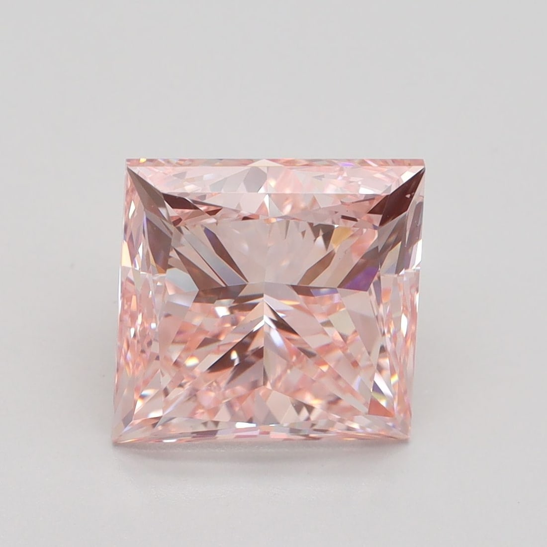 Loose Diamond - PRINCESS 5.0ct Fancy Intense Pink VS2: Loose Diamond - PRINCESS 5.0ct Fancy Intense Pink VS2 Source: This is a real non-mined Diamond that has been grown in a lab Shape: PRINCESS Carats: 5.0 Color: Fancy Intense Pink Certification: IGI Vid
