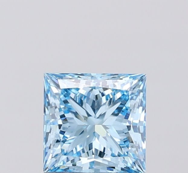 Loose Diamond - PRINCESS 0.96ct Fancy Vivid Blue VS1: Loose Diamond - PRINCESS 0.96ct Fancy Vivid Blue VS1 Source: This is a real non-mined Diamond that has been grown in a lab Shape: PRINCESS Carats: 0.96 Color: Fancy Vivid Blue Certification: IGI Video