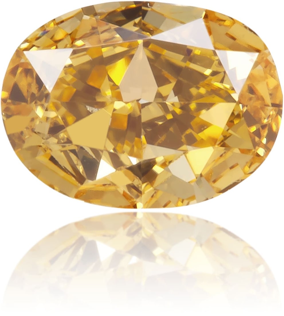 Loose Diamond - OVAL 0.27ct Fancy Intense Yellowish Orange SI2: Loose Diamond - OVAL 0.27ct Fancy Intense Yellowish Orange SI2 Source: Natural Shape: OVAL Carats: 0.27 Color: Fancy Intense Yellowish Orange Certification: GIA The Diamond Depot Guarantee: All items 