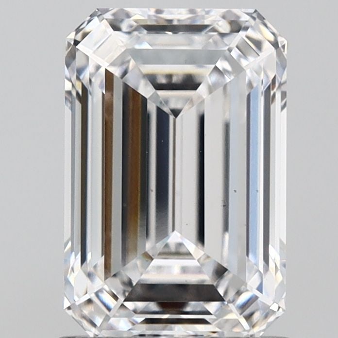 Loose Diamond - EMERALD 1.57ct D VS1: Loose Diamond - EMERALD 1.57ct D VS1 Source: This is a real non-mined Diamond that has been grown in a lab Shape: EMERALD Carats: 1.57 Color: D Clarity: VS1 Certification: IGI Video: