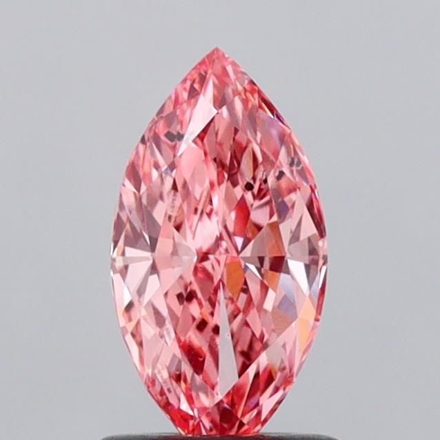 Loose Diamond - MARQUISE 1.0ct Fancy Vivid Pink SI2: Loose Diamond - MARQUISE 1.0ct Fancy Vivid Pink SI2 Source: This is a real non-mined Diamond that has been grown in a lab Shape: MARQUISE Carats: 1.0 Color: Fancy Vivid Pink Certification: IGI Video: