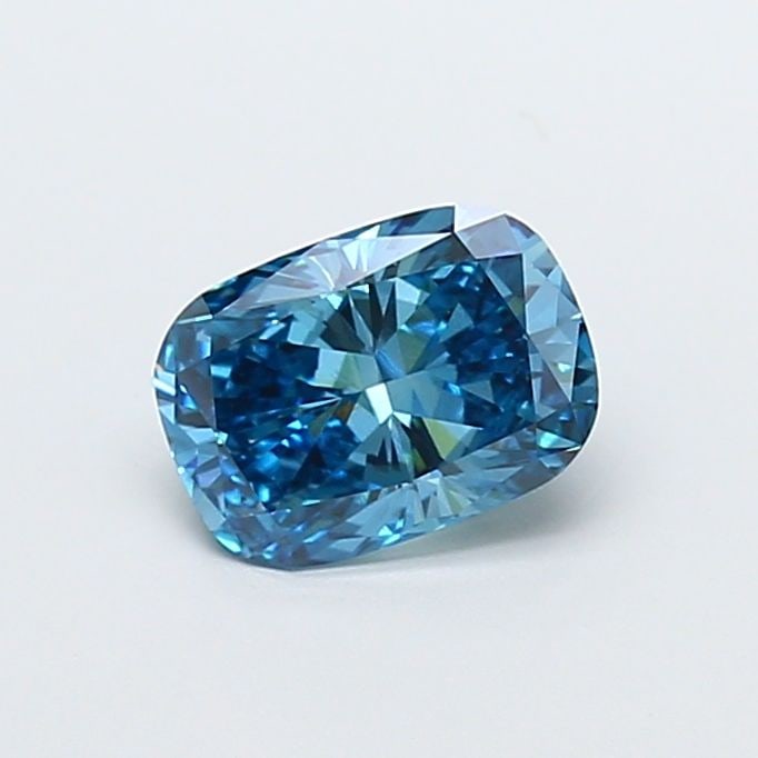Loose Diamond - CUSHION MODIFIED 1.8ct Fancy Vivid Blue VS2: Loose Diamond - CUSHION MODIFIED 1.8ct Fancy Vivid Blue VS2 Source: This is a real non-mined Diamond that has been grown in a lab Shape: CUSHION MODIFIED Carats: 1.8 Color: Fancy Vivid Blue Certificat